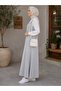 Women's Gray Melange 2 Thread Strap Adjustable Gilet Dress - 2