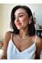 Gold Bone Patterned Stainless Steel Necklace - 3
