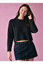 Embossed Pattern Openwork Sweater - 2