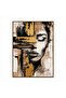 Eythera Hand Painted Framed Wall Art 145x4x180cm - Wood Oak - 3