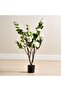 Camellia Artificial Tree With Flowers H90cm - White - 3