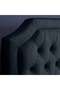 ANDROMEDA HEADBOARD CHANEL DARK GREY L-140 : H-125 CM - 4
