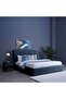 Aurora Headboard Chanel Navy Blue L-180 : H-125 Cm - 5