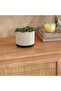 Laura Terracotta Planter With Stand 14x14x12cm - White