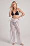 Women's White Tulle Pants Pareo