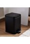 Oscar Metal Pedal Bin 27x20.3x30.2cm 6l - Black