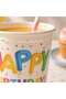 Aura 10-piece Disposable Birthday Party Cup Dia7x11cm -blue - 2