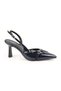 Women's High Heel Shoes Pointed Toe Banded Buckle Detailed Slingback Stylish Classic Office Patent Leather L085.K2017 - 2
