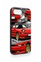 iPhone 16E Compatible Red Supra Patterned Silicone Case - 3