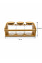 Chilli - Set of 3 Glass Jars with Bamboo Lids and Wooden Stand Kitchen Organizer Storage Container - 4