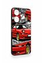 Vivo Y18 Compatible Red Supra Patterned Silicone Case - 3