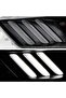2015 2016 2017 Ford Mustang [HID/Xenon] DRL LED Tube Projector Black Headlight (Mustang front lights)