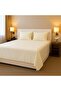 3-Piece Bedding Sheets With Pillowcases cotton_blend Cream 240 x 260cm - 2