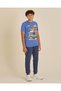 Senior Boys Blue Hot Speed Graphic T-Shirt - 2