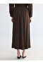 Trendlucky Modal Textured Pleated Skirt with a Difference - 4
