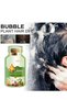 Bubble Plant Hair Dye Black Tea (15ml+15ml) x10 Pcs Natural Herbal Hair Color Kit - 7
