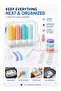 16-Piece Travel Bottle Set for Toiletries – TSA Approved Leak-Proof Refillable Silicone Travel Containers with Spray Bottles, Cream Jars & Travel Bag for Shampoo, Conditioner, Lotion, Cosmetics - 5