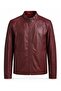 Henry Men's Double-Sided Genuine Leather Burgundy Suede Jacket - 8