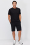 Men's Elastic Waist Pocketed Shorts - 2