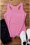 California Dreaming Printed Women's (Swimmer) Model Slim Fit Strappy Tshirt