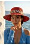 Special Design Women's Straw Hat with Ribbing and Accessories - 2