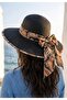 Special Design Women's Straw Hat with Ribbing and Accessories - 3