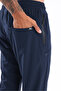 B-Stretch Fabric Zipper Pocket Straight Leg Men's Sports Sweatpants - 7