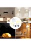 2 Pack E27 LED Light Bulbs, Dimmable, Rechargeable, Remote Control, 3 Color Temperature, Timing, Magnetic - 3