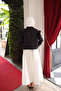 Black Shoulder Ruffle Shirt - 5