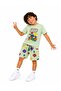 Boys' Lego Printed Shorts Set Summer Short Sleeve Top and Bottom Set - 2