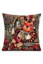 Goblen Kırlent Pillow Case 43X43 cm Decorative Pillow Case (Without Inner Filling)