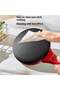 Electric Crepe Maker – Roti/Chapati Maker Non-Stick Flat Pancake & Crepe Pan with Adjustable Temperature for Home Kitchen - 5