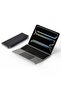 Grey, 2-in-1 Foldable Bluetooth Keyboard - Touchpad and Magnetic Stand Case