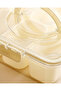 White Rectangle Snacks Serving Tray Set (8 Piece) - 4