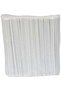 Disposable Wrapped Plastic Drinking Straws - 6mm, 250 Pcs (Straww) White 6mm - 5