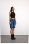 40392-73602 Women's Wide Leg Denim Bermuda 40392-73602 - 2