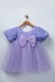 Girls Floral Tulle Princess Dress – Birthday Special Occasion Party Gown with 3D Rose Appliques - 5
