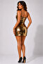 Luna Noir Sequined Mini Dress - 4