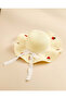 Girls White Strawberry Embellished Hat - 2