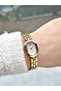 Special Design Gold Color Steel Cord Women Wrist Watch Es6983Mr - 3