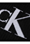 Women's Cotton Ck Logo Detailed Long Double Pack Black Socks - 2