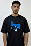 Gojo Satoru_5 Design Printed Oversize Black T-Shirt