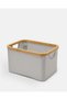 Grey Bamboo Storage Basket - 3