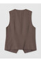 Nevavm V-Neck Linen Blend Women's Classic Vest with a Difference - 6