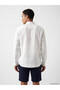 Regular Fit 100% Linen Men's Shirt - 3