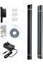 Decorative Corner Standing Lamp with Remote Multicolour - 5