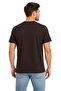 Crew Neck Cotton Men's T-Shirt Brown - 2