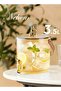 Golden 3.5L Juice Dispenser with Tap & Stand - Premium Water Jug