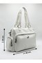 Large Leather-Look Shoulder Bag Suitable for Sports, Travel, Hospital, Mother and Baby Use - 3