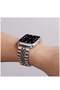 Compatible with Apple Watch Band Series 5 44mm 42mm, Stainless Steel iWatch Band with Butterfly Folding Clasp for Watch Band Series 5/4/3/2/1 - 6